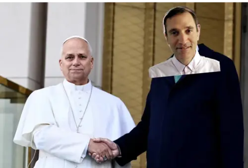 With Pope Leo XIV at Vatican consciousness summit